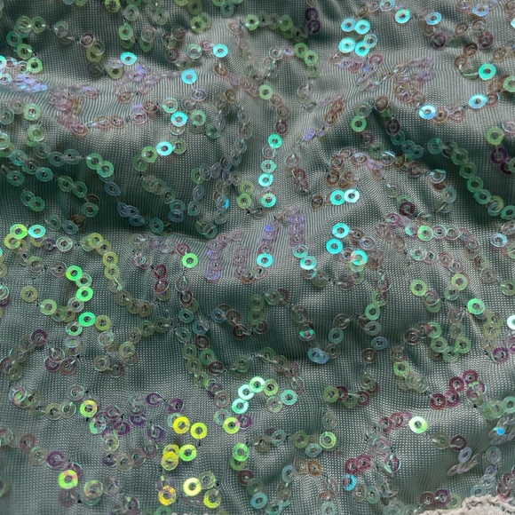 Toddler girls ballet dance costume leotard tutu recital dress green size 6/ 6x - Picture 4 of 8